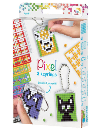 Pixelhobby sleutelhanger set Pixel Classic Animals