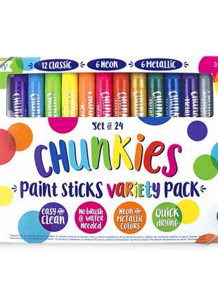 Ooly Chunkies Paint Sticks 24 stuks
