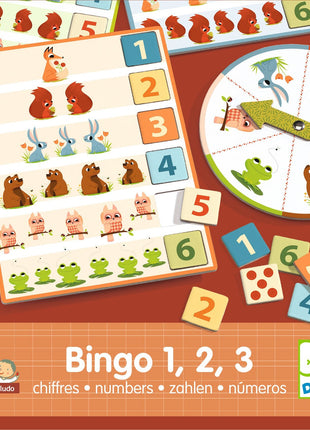 Djeco Eduludo Bingo 1,2,3