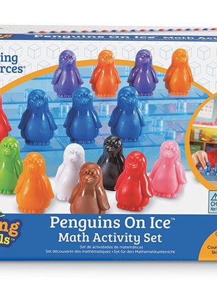 Learning Resources rekenactiviteiten met pinguins op ijs verpakking