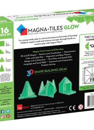 MagnaTiles Glow set 16 stuks