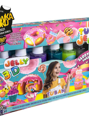 Tuban Tubi Jelly Sweets 6 kleuren 3D figuren maken