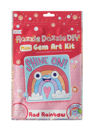 Ooly Razzle Dazzle mini gem art kit - regenboog
