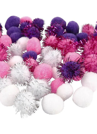 Pompoms paars