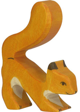 houten dieren holztiger eekhoorn