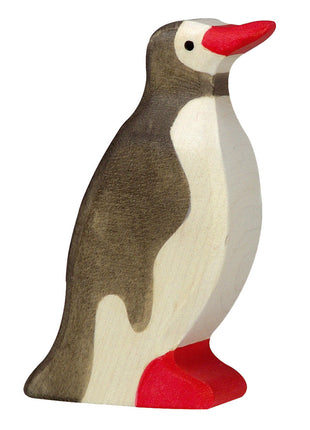 Holztiger Pinguin