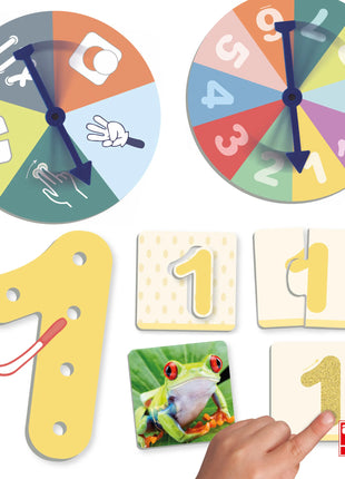Akros educatief spel: leer de getallen 1-10