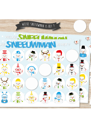 Juf Surya's Designs | Welke sneeuwman is het? 🖨