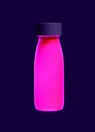Petit Boum sensorische fles Float fluo roze Glow in the Dark