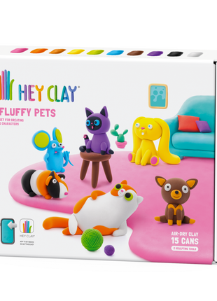 Hey Clay Fluffy Pets huisdieren 15 potjes