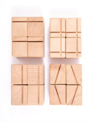 Just Blocks Smart Lines medium pack 166 houten blokken