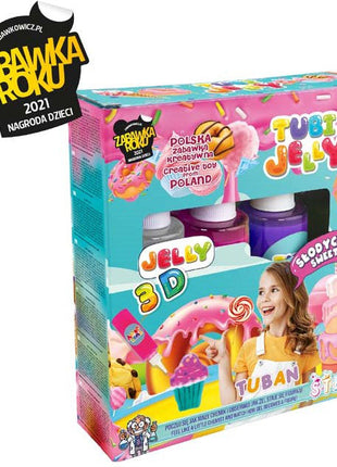 Tuban Tubi Jelly Sweets 3 kleuren 3D figuren maken