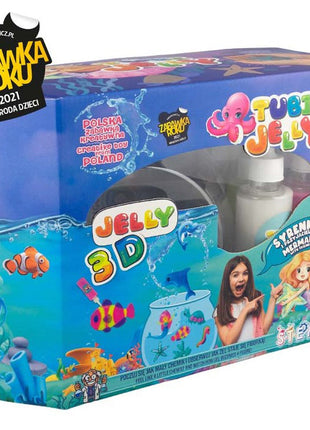 Tuban Tubi Jelly Mermaids 8 kleuren en kleine aquarium 3D figuren maken